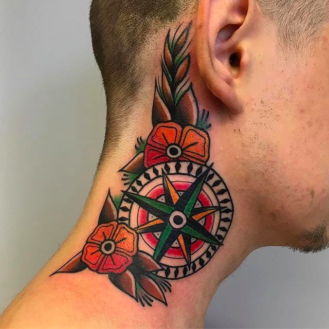 52 Beautiful Compass Tattoos with Meaning