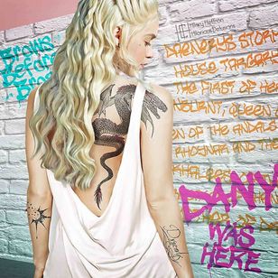 by Hilary Heffron/Hilarious Delusions #tattooedcharacters #tvshow #gameofthrones #GOT #digitalartist