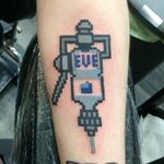 Bioshock Eve tattoo by Becci Boo #BecciBoo #pixel #Eve #Bioshock #gaming