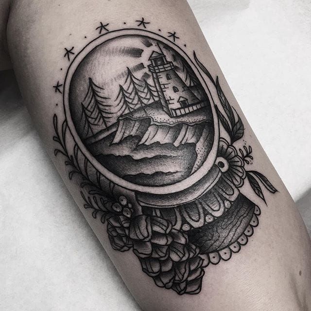 30 Globe And Compass Tattoos For Travelers With Meanings