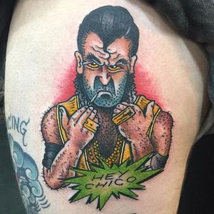 Razor Ramon Tattoo by Miguel Montgomery #RazorRamon #wrestling #wwe #wwf #wrestlingsuperstar #wrestlinglegend #MiguelMontgomery #portrait