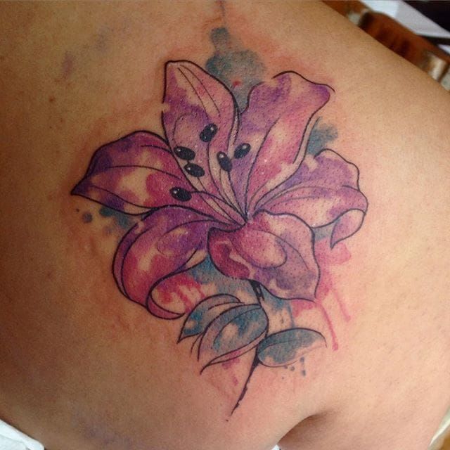55 Awesome Lily Tattoo Designs  Art and Design  Lily tattoo design Lily  tattoo Flower tattoo designs