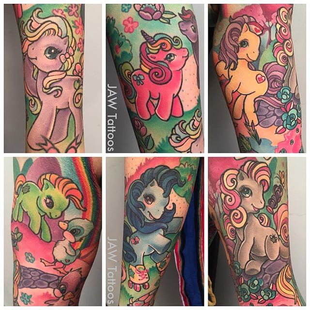 My Little Pony Tattoos Are All About Tolerance  Tattoodo
