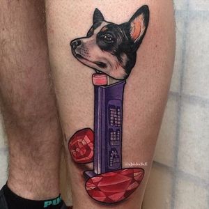 Pez tattoo by Joshua Couchenour. #candy #sweet #pez