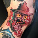 Scary Terry tattoo by Jacob Wiman #JacobWiman #rickandmortytattoos #rickandmorty #scaryterry #color #newtraditional #neotraditional #balls #horror #scifi #adultswim #cartoon