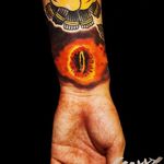 Sauron Tattoo by Garry Tattoo #Sauron #SauronTattoos #SauronTattoo #LordoftheRings #LordoftheRingsTattoos #LordoftheRingsTattoo #TheLordoftheRings #FilmTattoos #GarryTattoo