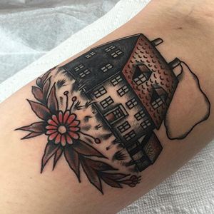 House tattoo by Dima V. #house #home #architecture