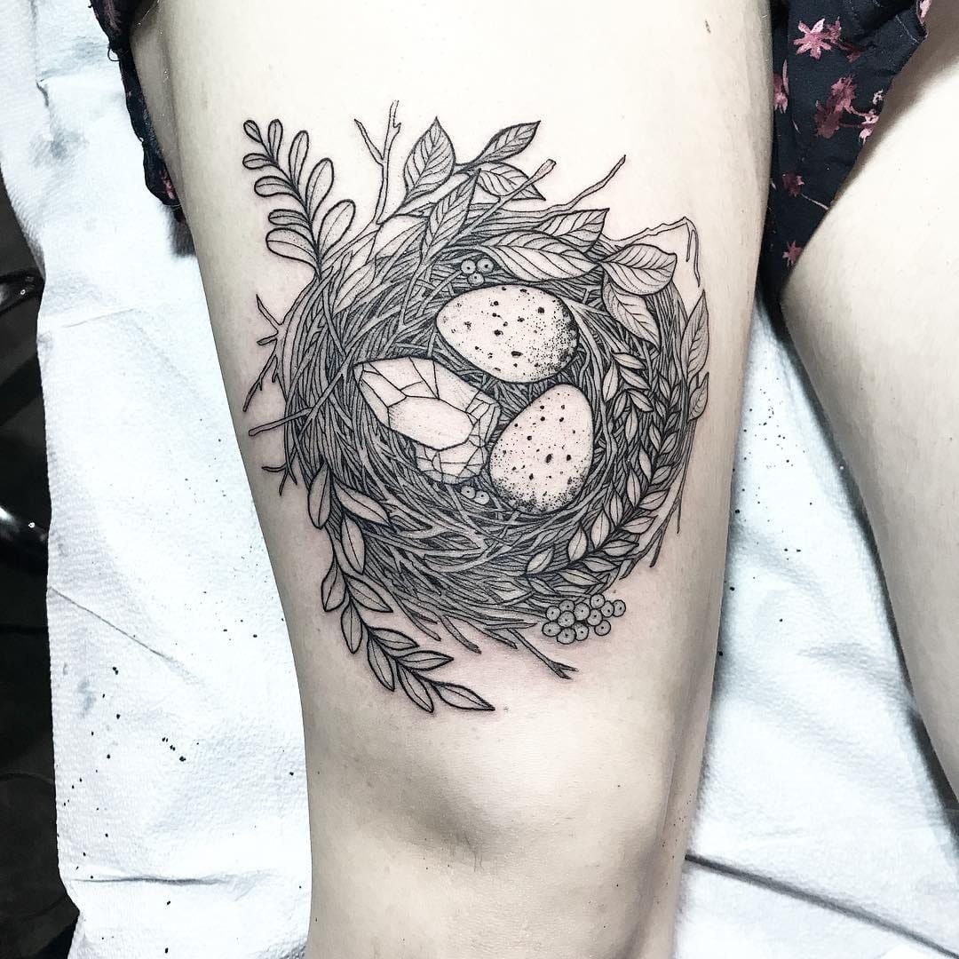 Bird nest tattoo  Tattoogridnet