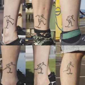 Tattoo Animation. #TattooAnimation #Skateboard #Skateboarding #Skeleton