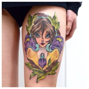 Jane tattoo by Cam-miyu  #Cammiyu #geek #kawaii #jane #tarzan #disney
