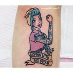 Paramore tattoo by Lauren Winzer. #paramore #band #music #lyrics #feminist