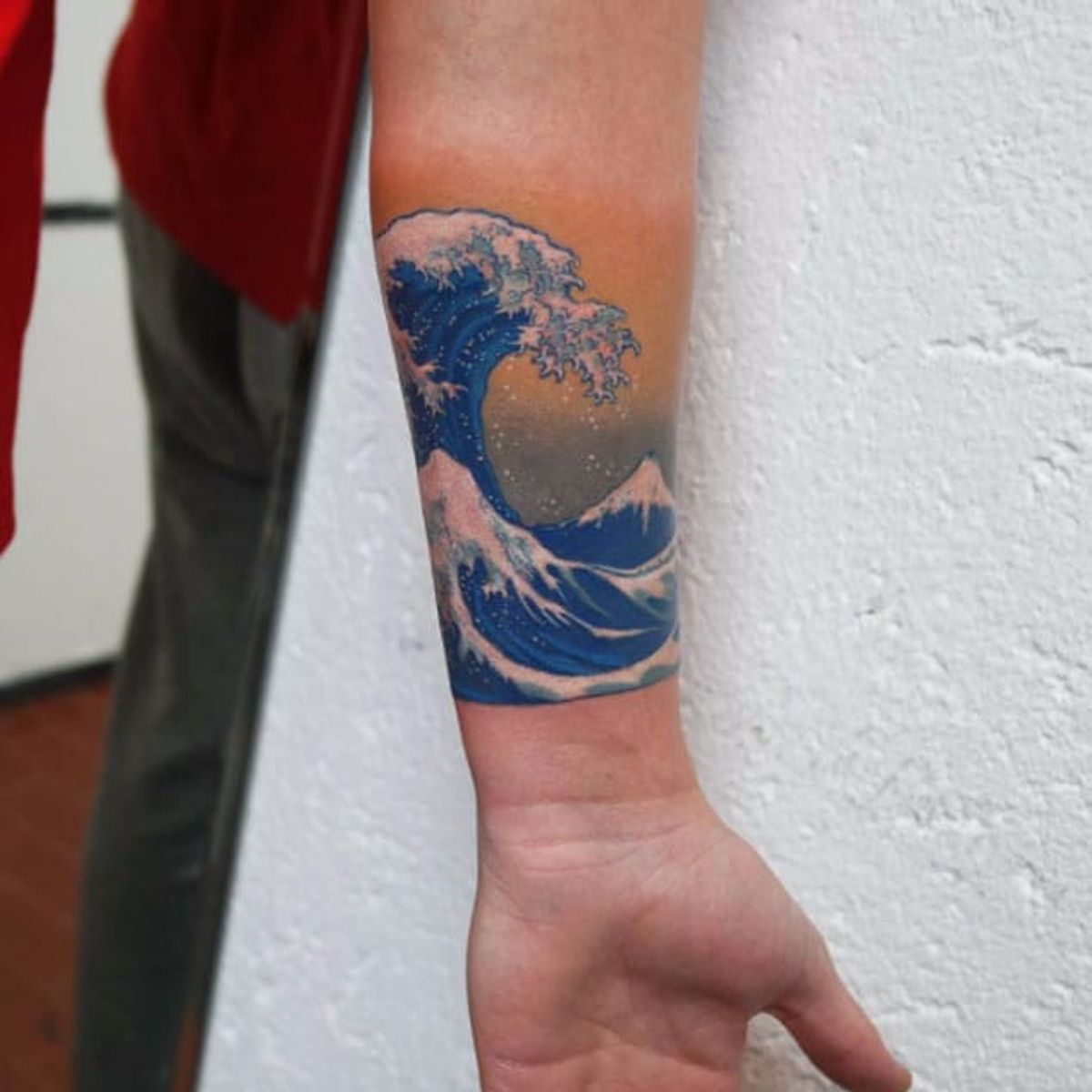 Tattoo uploaded by Xavier • ‘The Great Wave off Kanagawa’ tattoo by ...