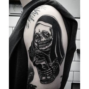 Grim Reaper Tattoo by Sektan #Sektan #grimreaper