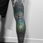 In progress mandala tattoos by Corey Divine and Brian Geckle via Instagram @coreydivine #mandala #geometric #BrianGeckle #CoreyDivine