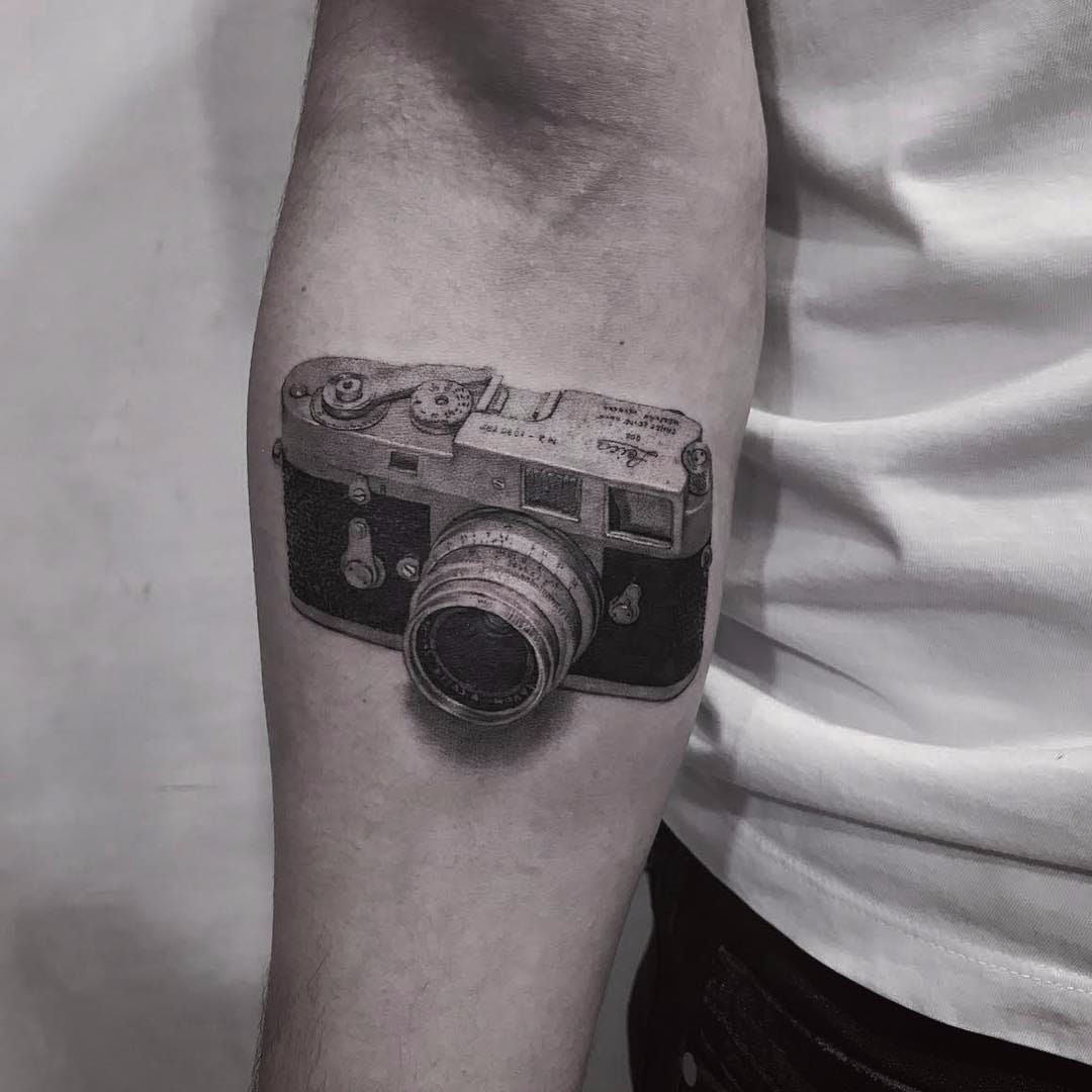 film camera tattoo  Google Search  Tattoos Camera tattoos Camera tattoo