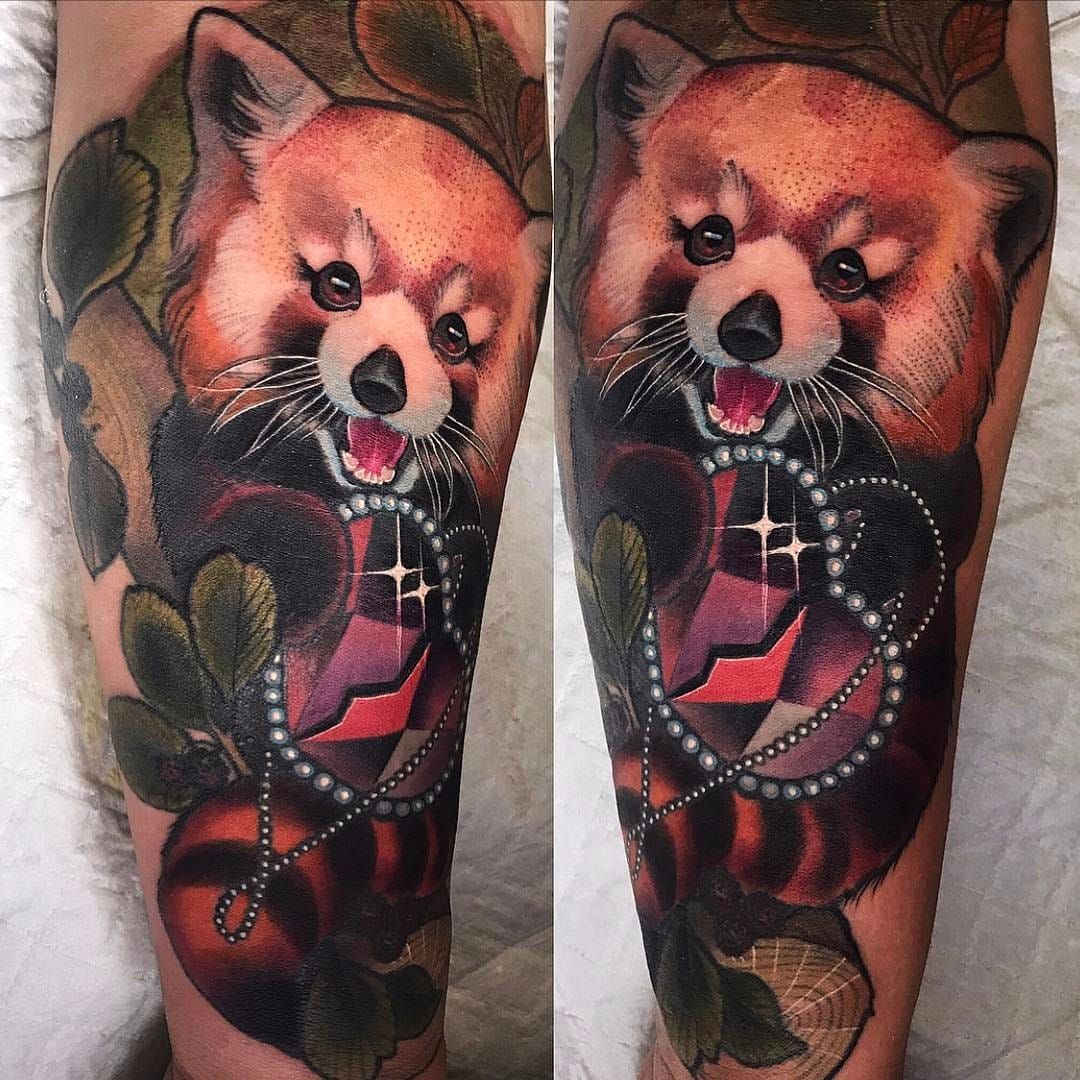 18 Endearing Red Panda Tattoos  Tattoodo
