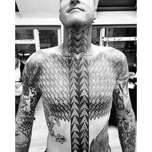Tattoo by Matt Black #blackwork #dotwork #pattern #black #MattBlack