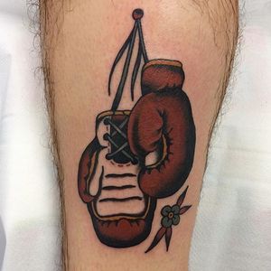 Boxing Gloves Tattoo by Chris Collins #boxinggloves #boxing #sport #ChrisCollins