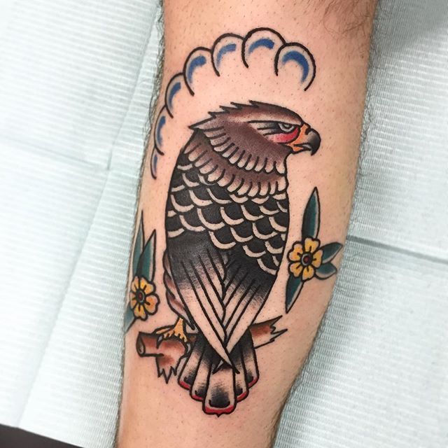 Redtailed Hawk Two Temporary Tattoos  Coyote Brush Studios