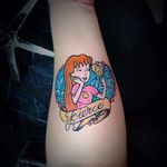 Daria tattoo by Carla Evelyn. #Daria #cartoon #tvshow #character #90s #CarlaEvelyn
