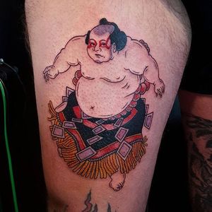Sumo Tattoo by Jan Willem #sumo #japanesesumo #japanese #traditionaljapanese #irezumi #JanWillem