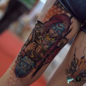 Tattoo por Neto Lobo! #NetoLobo #Tatuadoresbrasileiros #tatuadoresdobrasil #tattoobr #tattoodobr #neotradicional #neotraditional #newtraditional #colorful #colorido #fullcolor