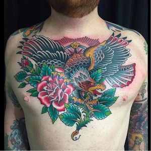 Traditional Eagle Chest Piece