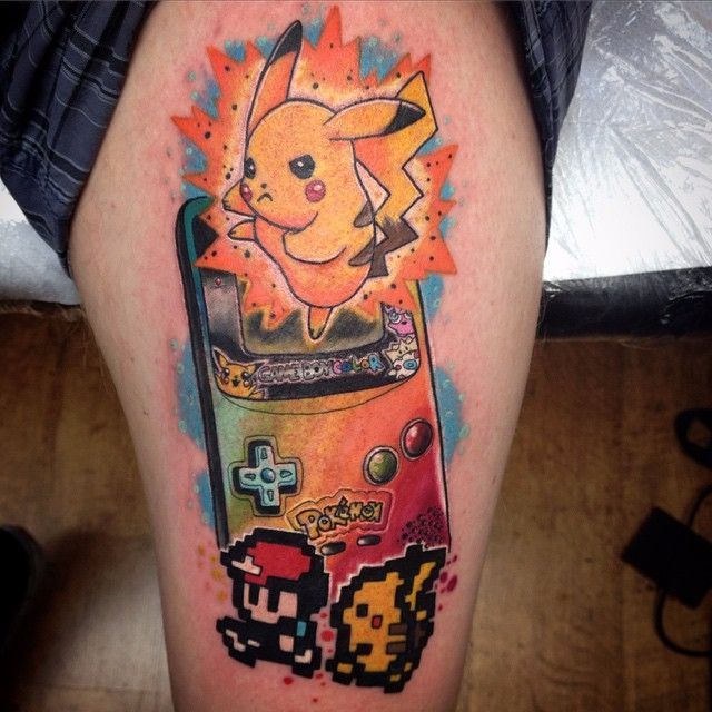 Cute Gameboy Nintendo Tattoo | Nintendo tattoo, Private tattoos, Incredible  tattoos