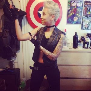 Janay Lewis on Instagram. #JanayLewis #badass #tattooedwomen #tattooedgirl #tattoodochick #cosplay #storm #xmen