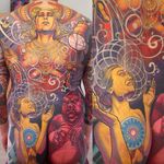 Back Tattoo by Steve Moore #back #backtattoo #backpiece #largetattoos #bigtattoos #SteveMoore