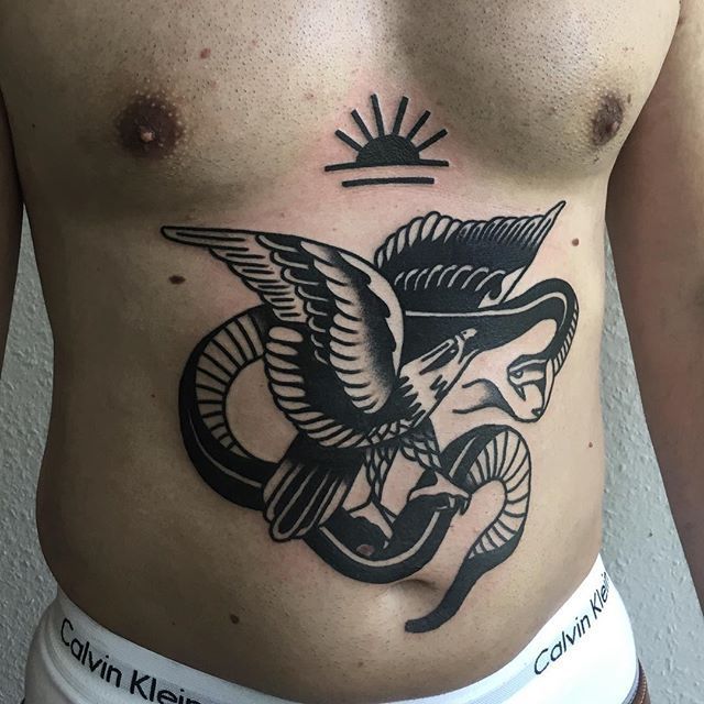 double headed snake tattoo on thighTikTok Search