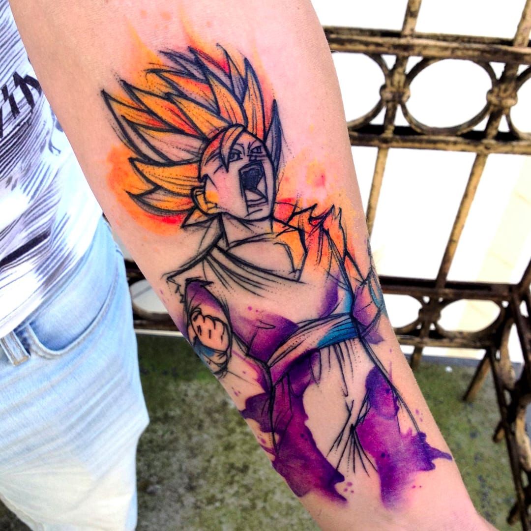 Tattoo uploaded by Statiktattoo • Vegeta majin #vegetatattoo #vegeta  #dragonballtattoo #colortattoo #blackandgrey #chiletattoo #chiletatuajes  #tatuajes #tattoo #black #ink • Tattoodo