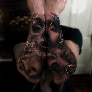 Incredible composition and concept on this tattoo by #JakConnolly #tattoo #art #jakconnollyart