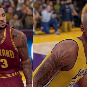 Some of the tattoos included in the copyright infringement case. #lebronjames #kobebryant #nba2k16 #videogametattoos #videogame