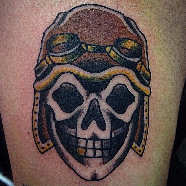 10 Hardy Pilot Skull Tattoos • Tattoodo 10 Hardy Pilot Skull Tattoos • Tattoodo