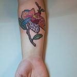 Colorful flower tattoo #flower #RitKit #botanical #vegetal #nature
