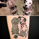 Dogs Tattoo by Jiran @Jiran_Tattoo #JiranTattoo #Pet #PetTattoo #Neotraditional #Seoul #Korea #dogs