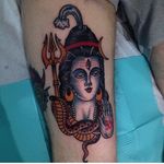 Shiva Tattoo by Spencer Chase #Shiva #Hinduism #deity #traditional #SpencerChase
