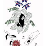 Art by Rachel Howe (via IG-smallspells) #spiritual #handpoked #artist #illustrator #tarot #intuitive #SmallSpells #RachelHowe