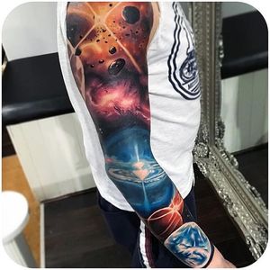 @joe_carpenter #tattoodo #space #galaxy #color #joe_carpenter