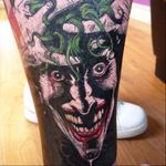 Killing Joke tattoo By Tony Hunt #thekillingjoke #killingjoke #batman #batmanjoker #joker #dccomics #comicbook #TonyHunt