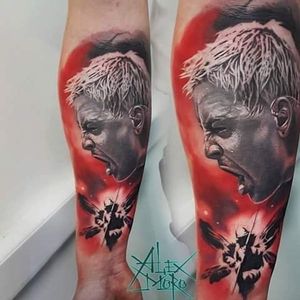 Linkin Park fan tattoo by Alex Moro (via IG -- inksane_tattoo) #alexmoro #linkinpark #linkinparktattoo #chesterbennington