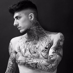 A sexy tattooed man. #Tattooedman #man