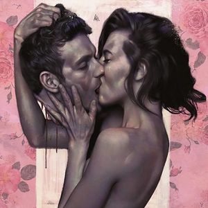 Amour via instagram aykutmaykut #kiss #death #art #artist #surrealism #fineart #artshare #aykutaydogdu