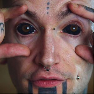 Cristian shows his Eyeball Tattoos #Cristian #ExtremeBodyModification #ExtremeTattoos #EyeballTattoos #FaceTattoos