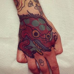 Tatuaje Baku por Koji Ichimaru #baku #japanese #japaneseart #traditionaljapanese #japaneseartist #KojiIchimaru #hand