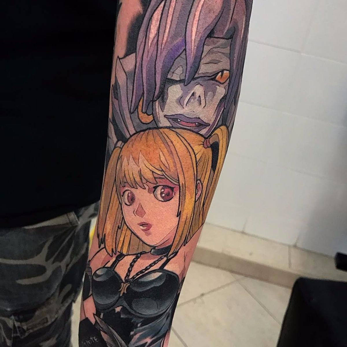 Tattoo uploaded by Tattoodo • Death Note's Rem and Misa by Oash