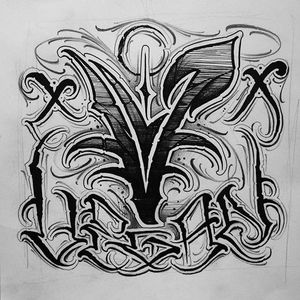 Vegan logo and lettering by Anrijs Straume. #lettering #wording #blackandgrey #blackwork #AnrijsStraume #vegan
