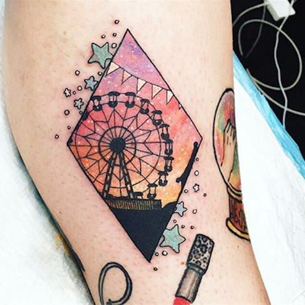 Ferris wheel tattoo by Zomb1eChild on DeviantArt