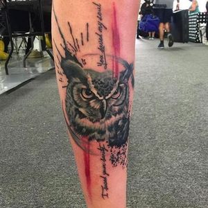 Tattoo by Steve Wade #SteveWade #owl #artistic #TattooJam (Photo: Instagram)